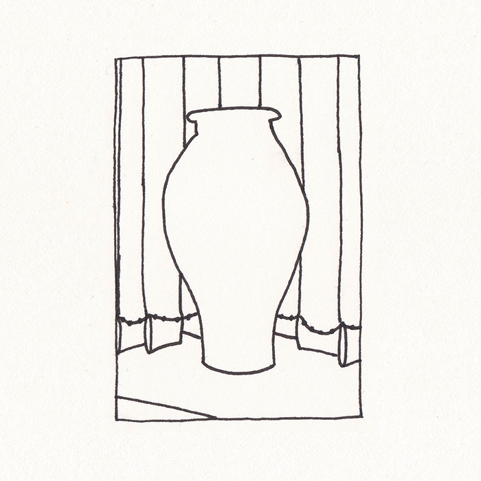 drawing of vase Will Dalton