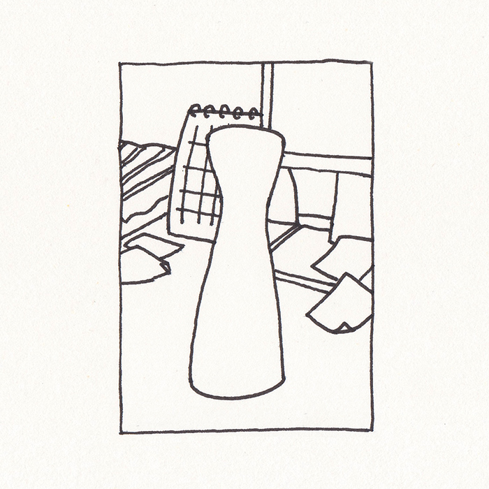 drawing of vase Will Dalton